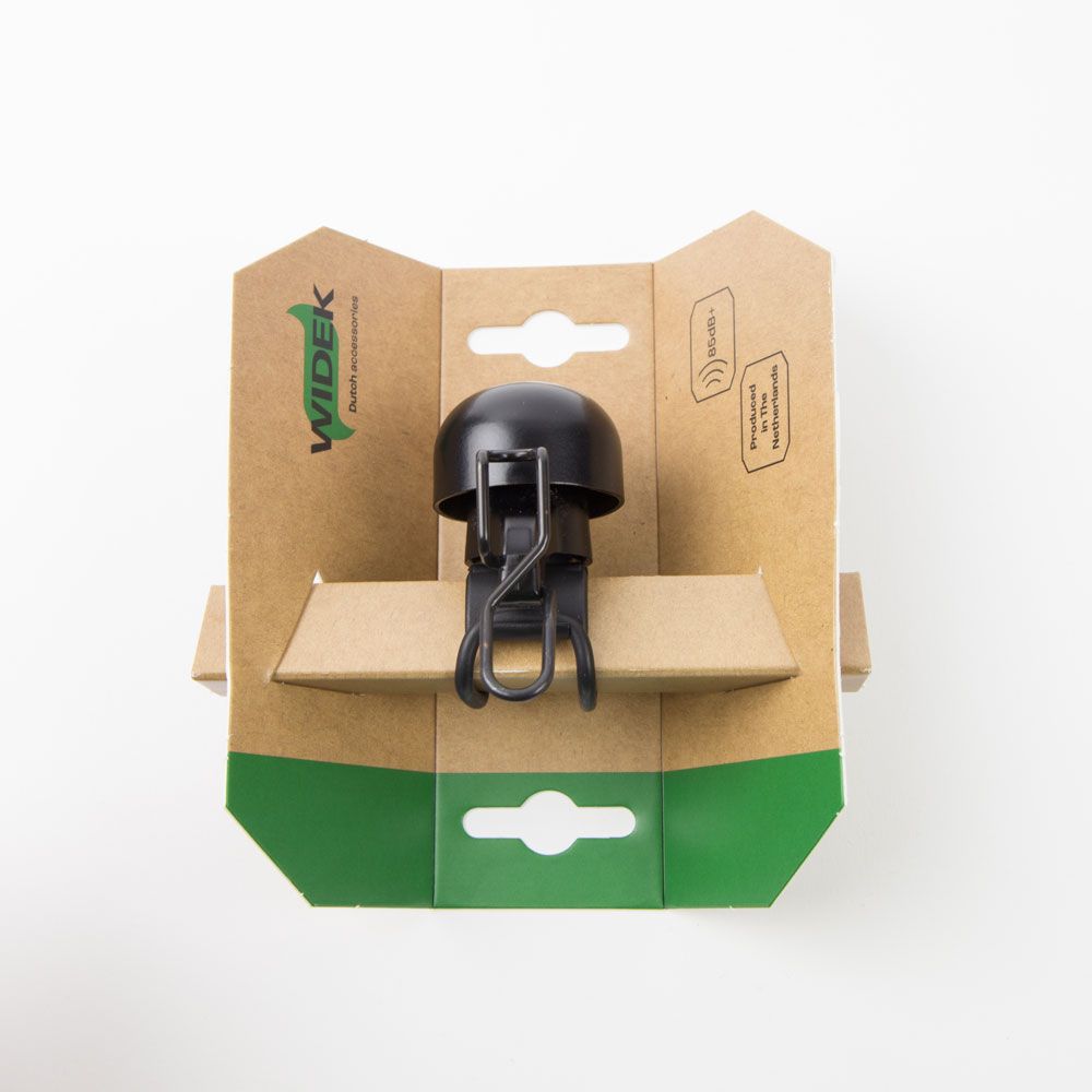 Qibbel Widek bel paperclip xxl powdercoated zwart