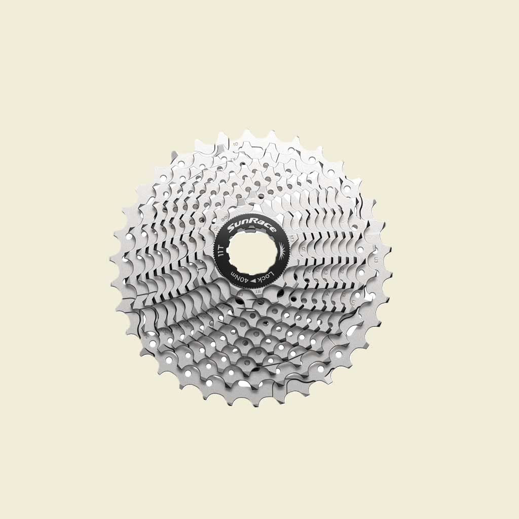 Spanninga Sunrace cassette csrx11 11v 11-34t zilver
