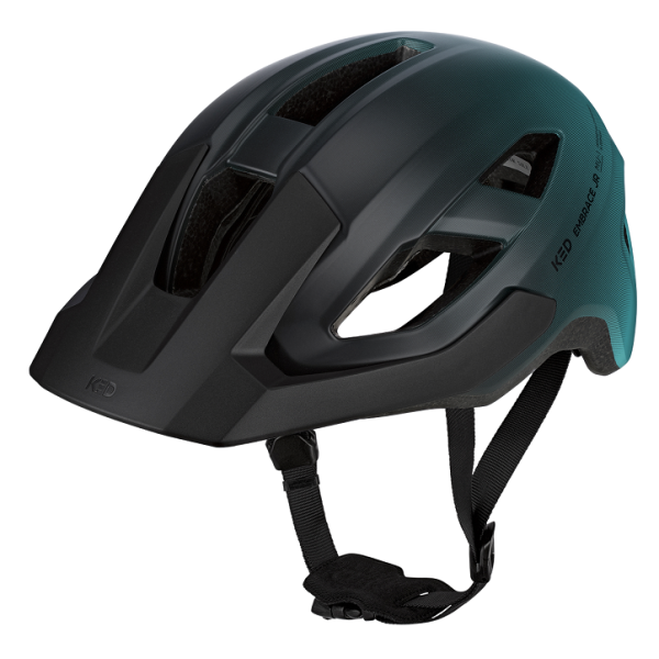 Ked Fietshelm embrace jr s-m (52-58cm) - zwart groen