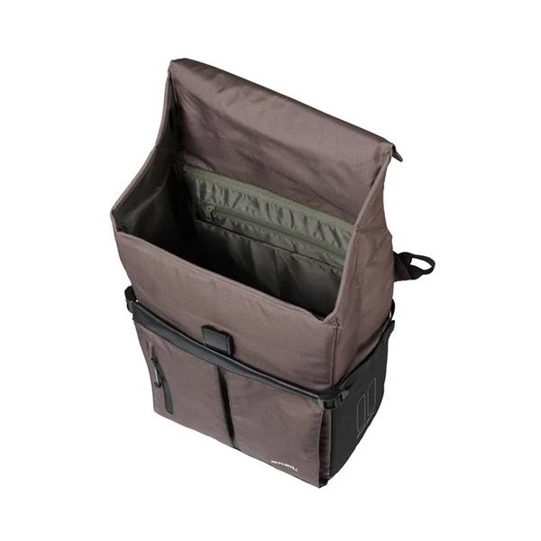 BASIL Fietsschoudertas move mik studs 14 liter 14 x 24 x 34 cm - bruin