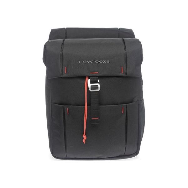 Newlooxs Tas new looxs vigo double atran zwart | 37l