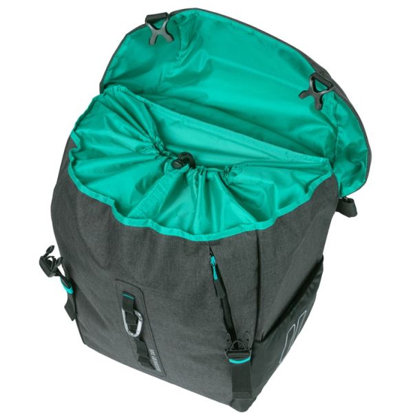 BASIL Enkele tas discovery 365d l mik 20l 15 x 23 x 35 cm - zwart