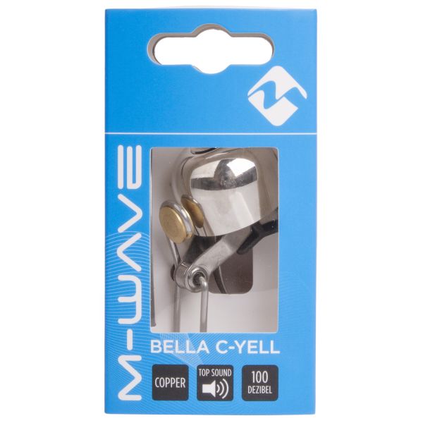 M-WAVE miniglocke bella c-yell mini bell c-yell silver
