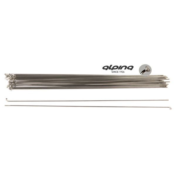 Alpina Spaken 296-14 ø2.00mm fg 2.3 - rvs zilver (144 stuks)