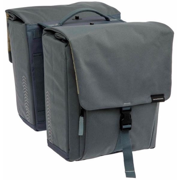 Burgers - New Looxs Tas new looxs tulum afneembaar dubbel grijs groen | 32l
