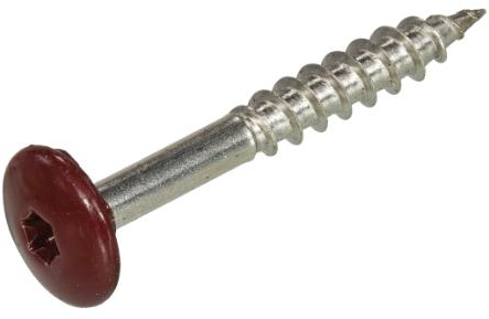 Dak Gevel Dak gevel kleurkopschroef rvs-a2 wijnrood ral3005 4.8x25 | 50 stuks - 6304.30.37132