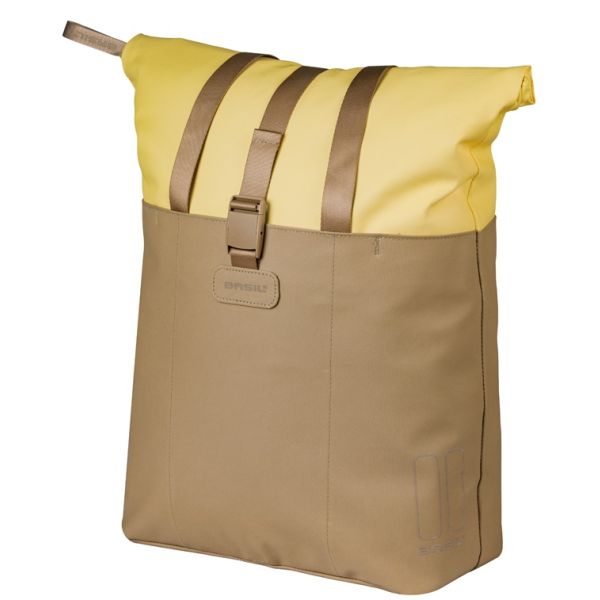 Basil B.V. Tas basil vive shopper zand geel | mik hooks | 20l