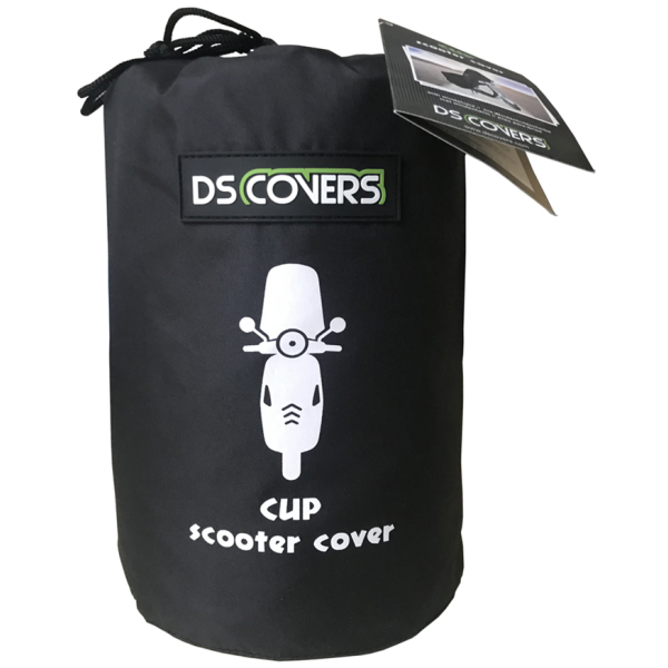DS COVERS Scooterhoes cup met windscherm - large