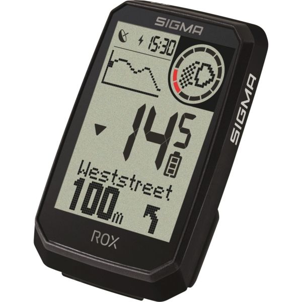 SIGMA fietscomputer rox 4.0 endurance zwart