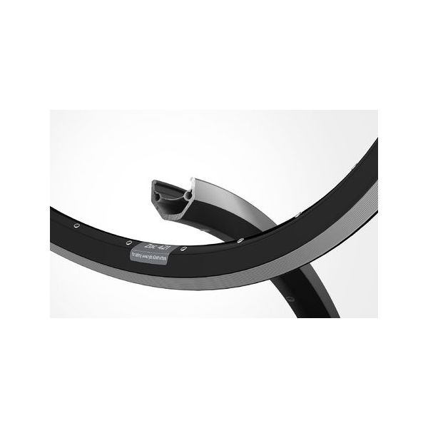 Ryde Velg zac 421 28 29 622*21c aluminium - 36 gaats 14g - zwart geslepen