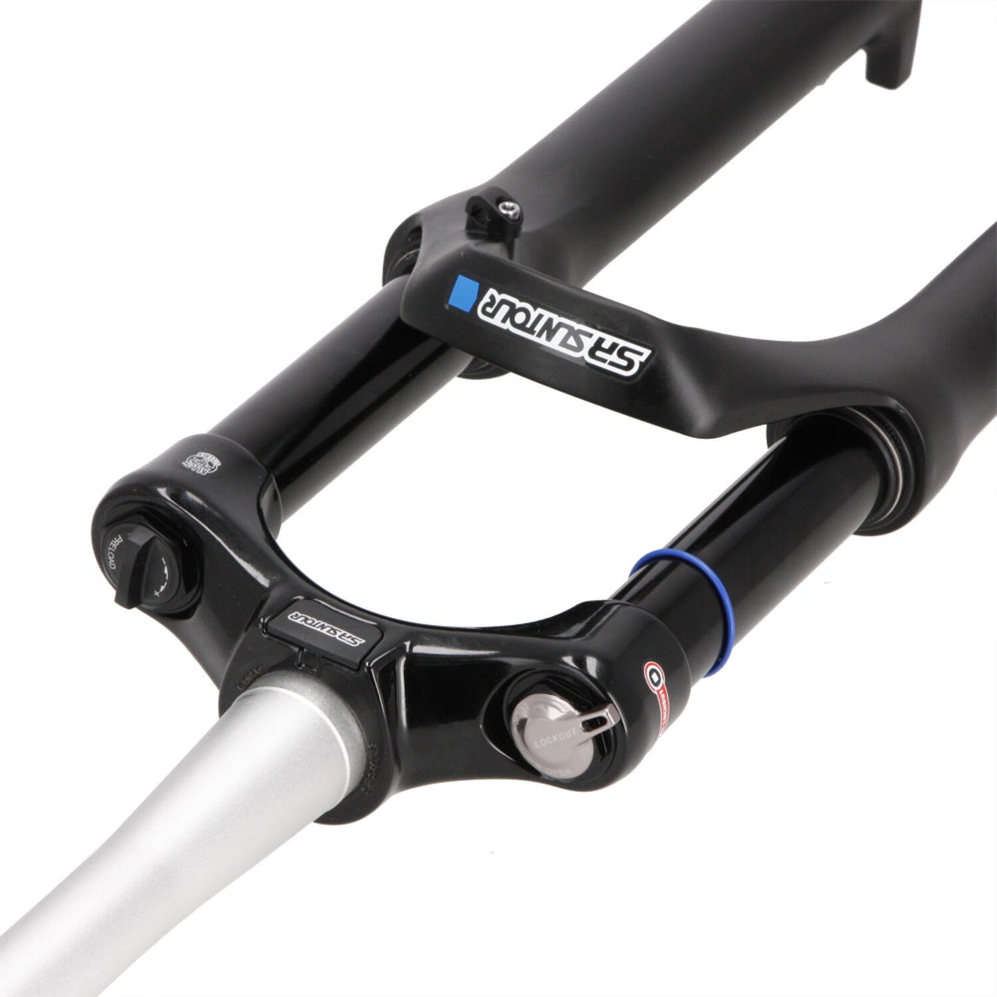 Srsuntour Sr suntour - vork mobie 45 lor ds coil 700c 100mm tapered 15mm zwart