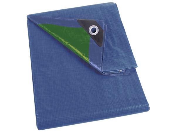DEKZEIL - BLAUW GROEN - STANDAARD - 4 x 5 m