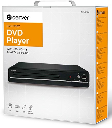 Enzo Denver dvd speler met hdmi, scart en usb poort - 9910020