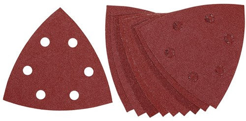 DeWalt Accessoires deltaschuurpapier, 93x93mm, 6 gaten (d26430), k80 - dt3092-qz