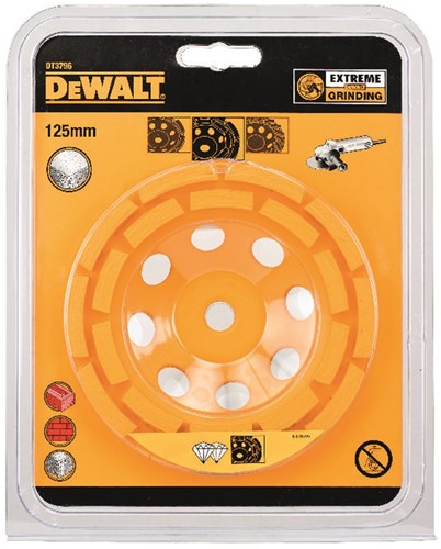 DeWalt Accessoires diamantslijpkop dubbel 125mm - dt3796-qz