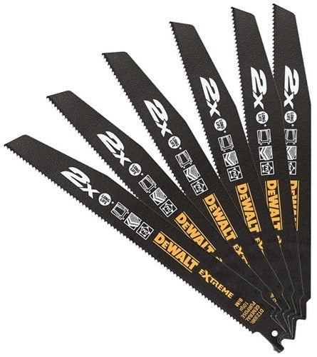 DeWalt Accessoires dt2301l-qz reciprozaagblad 152mm x 2.5mm (5 stuks) - dt2301l-qz