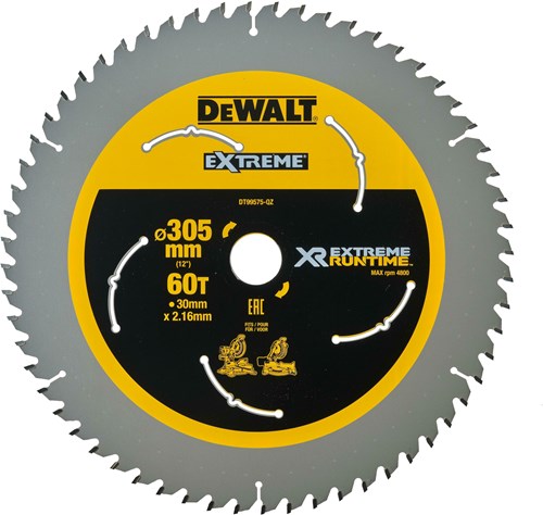 DeWalt Accessoires dt99575-qz xr | 305mm x 30mm | 60t | csb - dt99575-qz
