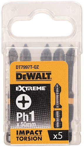 DeWalt Accessoires impact torsion 50mm ph1 - dt7997t-qz