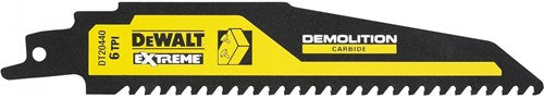 DeWalt Accessoires reciprozaagblad carbide | 152x4,2 mm | hout met spijkers - dt20440-qz