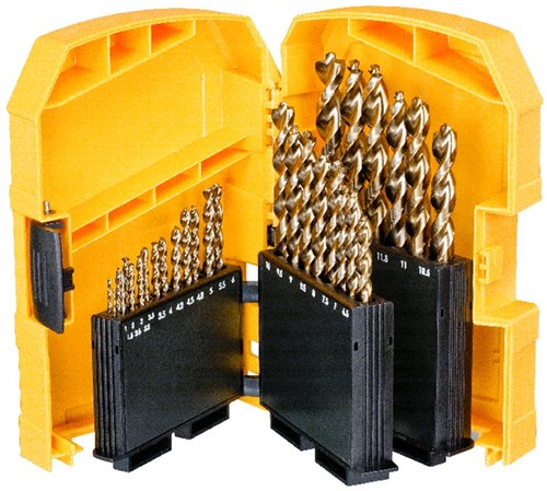 DeWalt Accessoires tough case, 29-delig, hss-g metaalboor extreme 2 (ø1mm-13mm) - dt7926-xj
