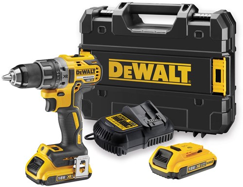 DeWalt dcd791d2 18v xr bl schroef boormachine 2.0ah - dcd791d2-qw