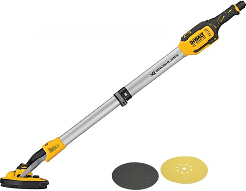 DeWalt dce800nb-xj | xr brushless langnek schuurmachine 18v 225mm in draagtas | zonder accu's en lader - dce800nb-xj