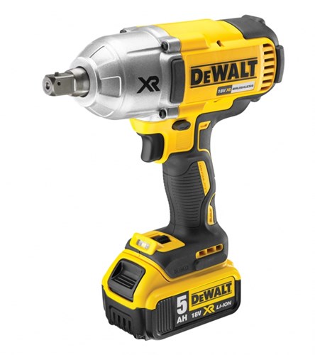 DeWalt dcf899p2 18v xr brushless slagmoersleutel met hoog koppel en 3 snelheden (2x 5.0ah accu) - dcf899p2-qw