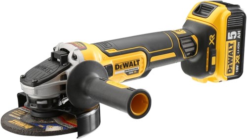 DeWalt haakse slijper dcg405p2-qw 18v 125mm brushless