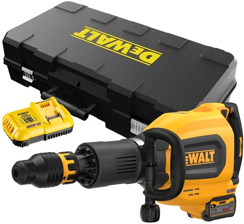 DeWalt dch911x3-qw accu breekhamer | xr 54v | flexvolt | sds - max | 27j | 3x 9,0ah accu's + lader | in tstak - dch911x3-qw
