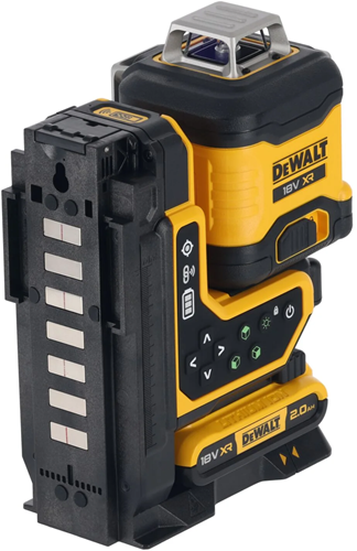 DeWalt dcle34035d1-qw kruislijnlaser | 3x360° | groene straal | + afstandsbediening | 18 volt | 1x 2.0ah li-ion + lader - dcle34035d1-qw