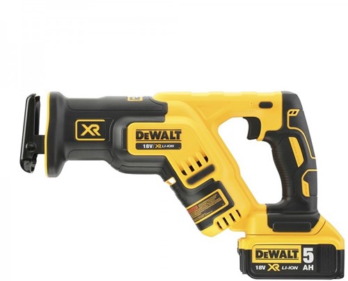DeWalt dcs367p2 accu reciprozaag 18v 5.0ah xr li-ion in t-stak