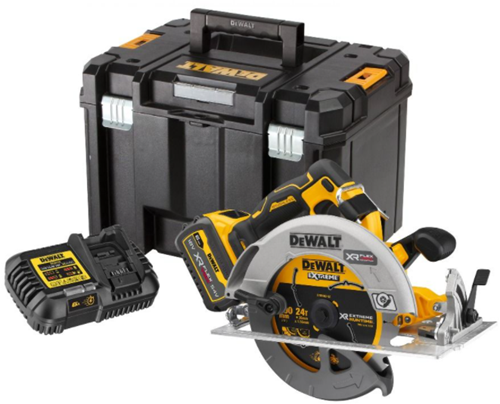DeWalt dcs573t1 | accu cirkelzaag | 18v xr | advantage | flexvolt | 190 mm | 1x 6,0 ah accu | in tstak koffer - dcs573t1-qw