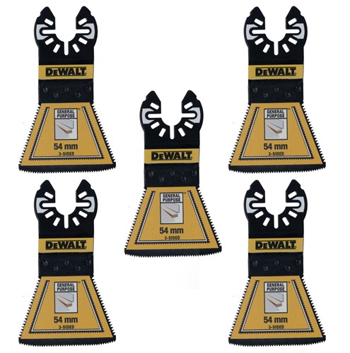 DeWalt Accessoires Dewalt dt20775 - multitool zaagbladen 3-zijdige zaagsnede | 5 stuks - dt20775-qz