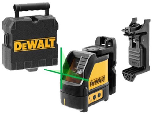DeWalt dw088cgtri kruislijnlaser groen 15m + statief de0881