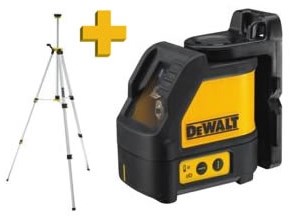 DeWalt dw088ktri kruislijnlaser | + de0881 statief - dw088ktri