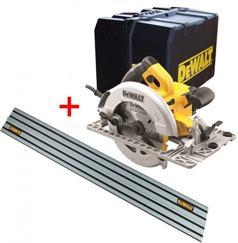 DeWalt dwe576kr 1600w cirkelzaag + 1500mm geleiderail | actieprijs - dwe576kr
