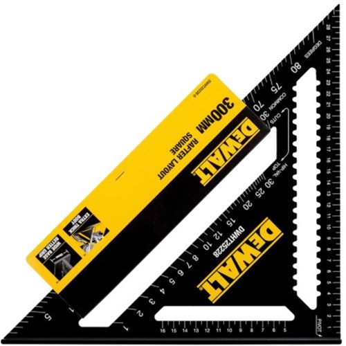 DeWalt dwht25228-0 bouwdriehoek | speed square | 300 mm | metrisch - dwht25228-0
