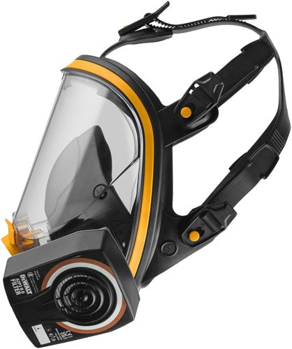 DeWalt dxir1ffmla2p3 lichtgewicht herbruikbaar volgelaatsmasker met a2p3 filters | maat l - dxir1ffmla2p3
