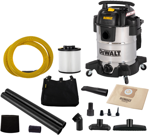 DeWalt dxv38sb wet dry vacuum cleaner | nat- en droogstofzuiger | 38 liter - dxv38sb