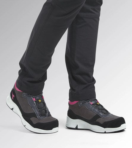 Diadora werkschoen athena mid 179901 s3l | nine iron raspberry (d0458) | maat 38 - 8053607443567