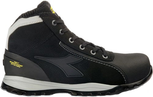Diadora werkschoen glove net mid pro 181123 173527 s3l zwart | zwart | maat 45 - 8053607614967