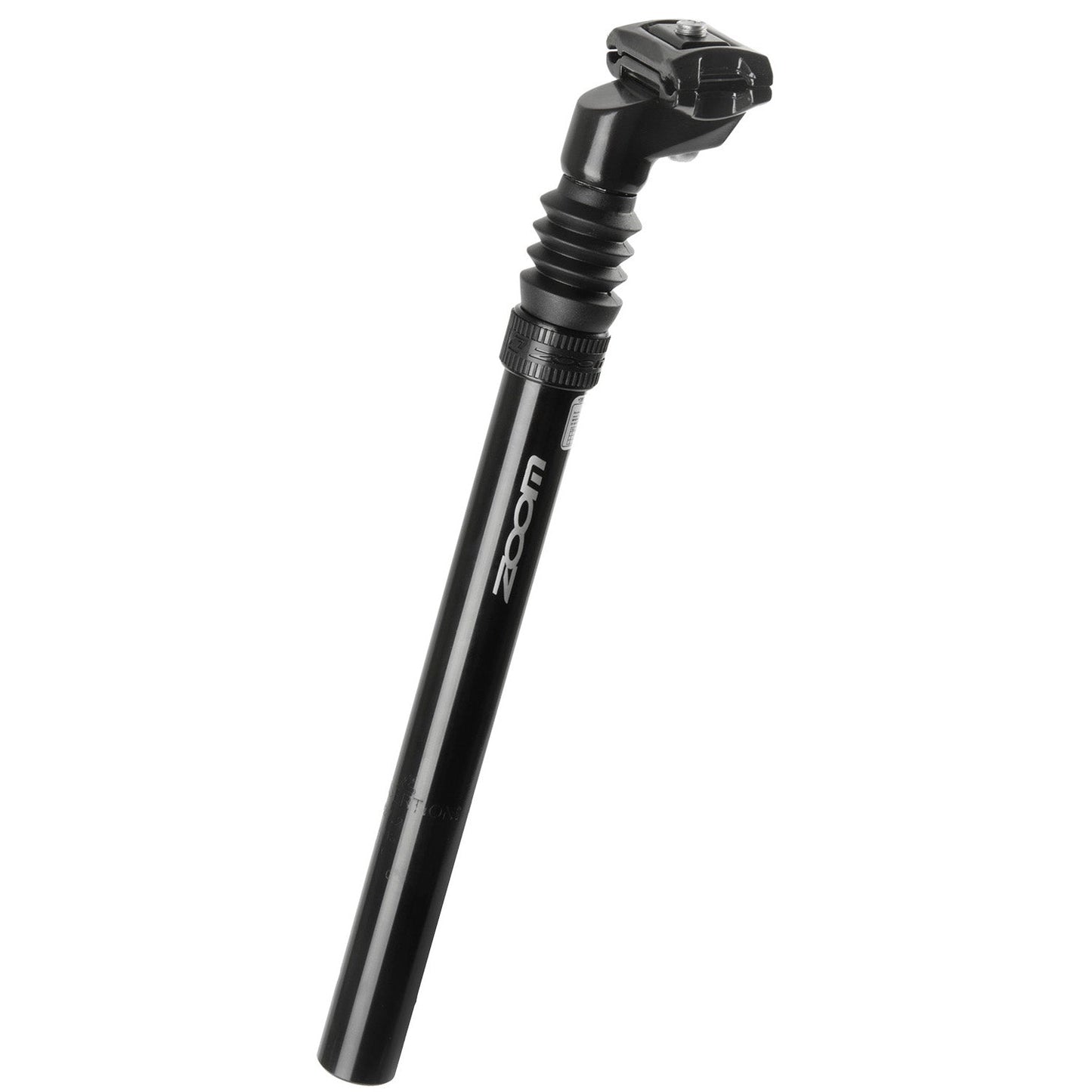 Messingschlager Zoom zadelpen atb 27.2 alu. zwart verend 350 mm.