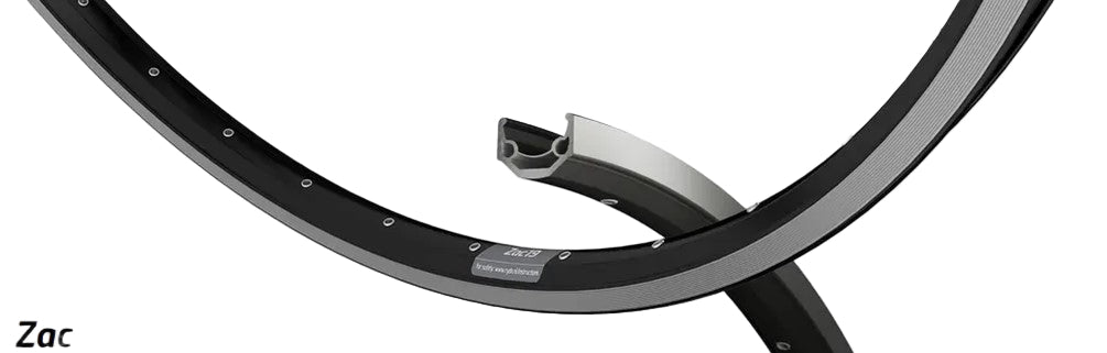 Ryde B.V. Velg 28' - 14 zac19rs 28'-622 zwart cnc 32 gts. db