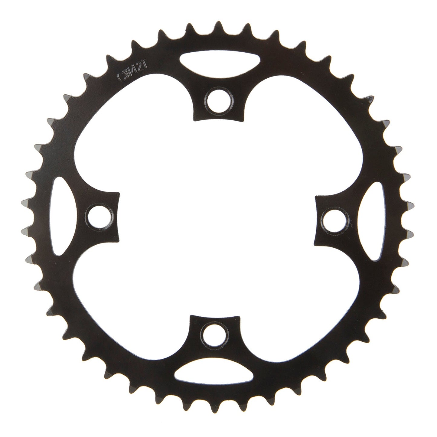 Messingschlager Samox e-bike kettingblad 42t bcd 104 mm. 1 2x3 32 en 11 128 staal zwart