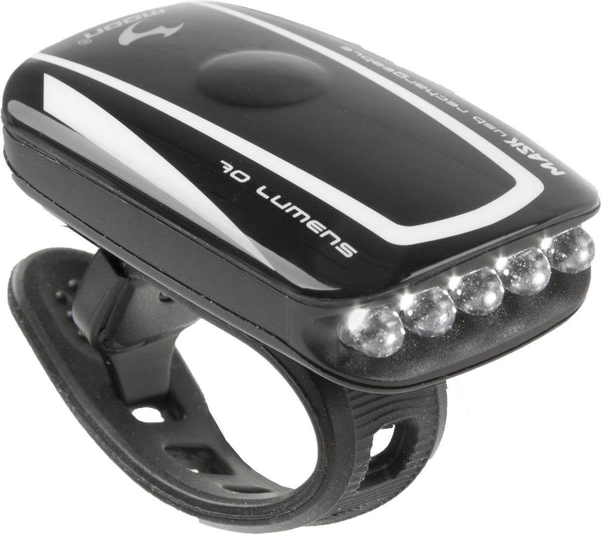 Messingschlager Moon 5-led koplamp 4 functies usb oplaadbaar