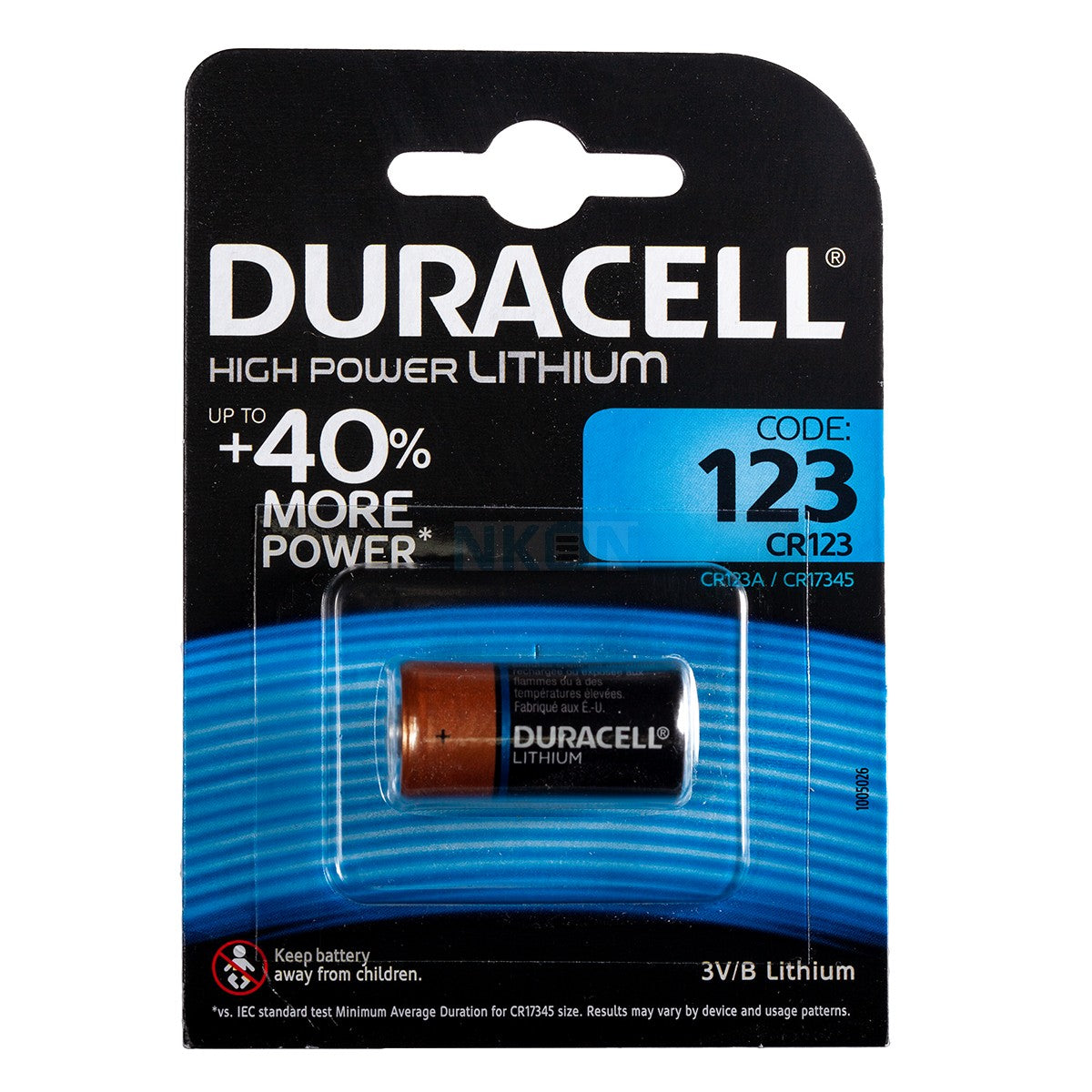 A. Van Nieuwenhuizen Zn B.V. Batterij duracell dl123du