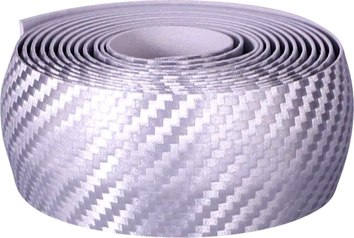 Buzaglo Velox stuurtape carbon geperforeerd zilver (2st)