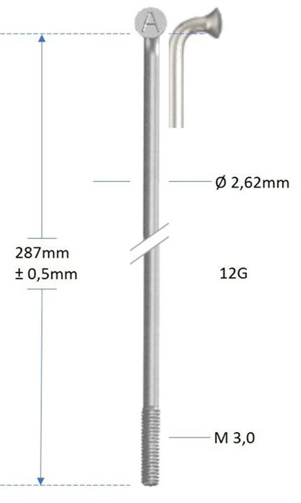 Buzaglo Alpina spaak 12x287