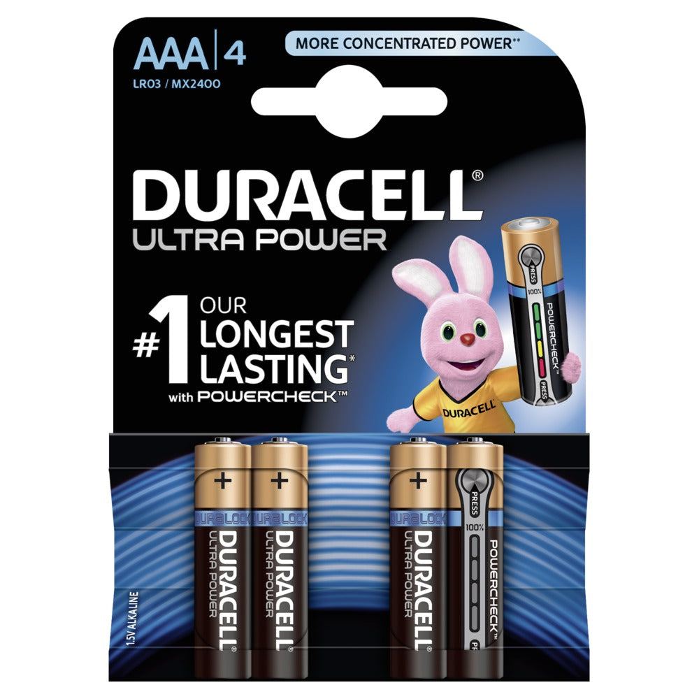 A. Van Nieuwenhuizen Zn B.V. Batterij duracell ultra power lr03 mx2400 aaa (4)
