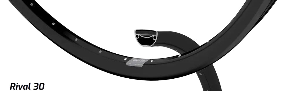 Ryde B.V. Velg 28' - 14 622 rival30 disc zwart 32 gts.